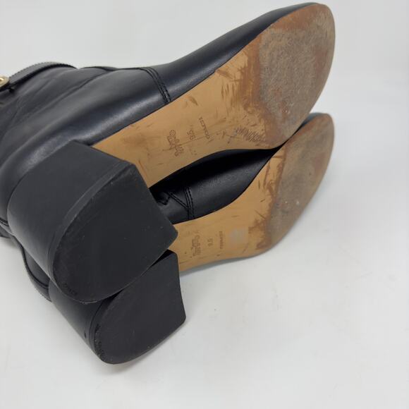 Coach Black Leather Tania Bootie 9.5 - Picture 13 of 14